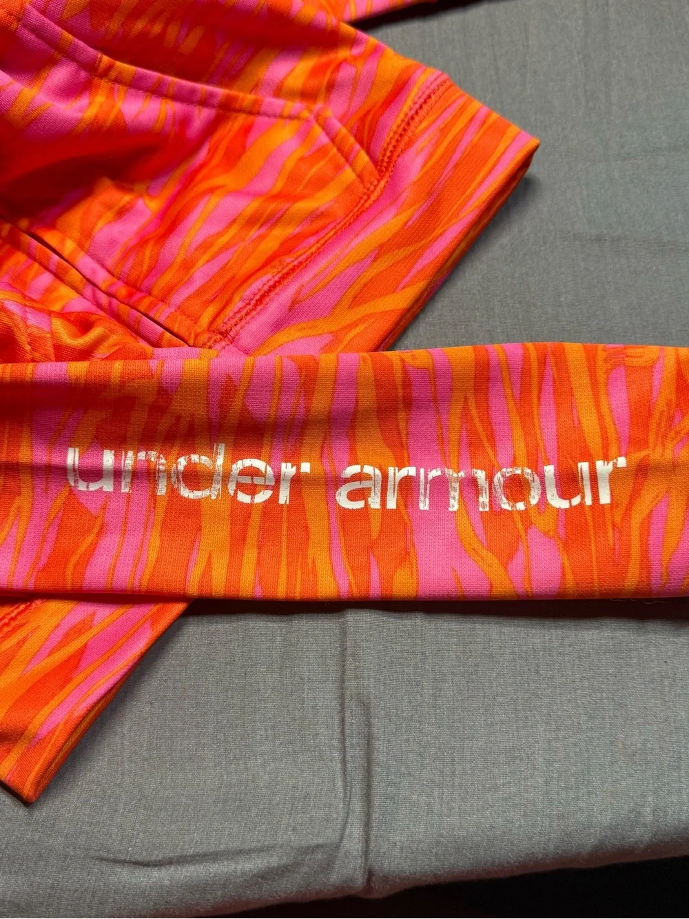 Under Armour Pink and Orange Camo Toddler Hoodie